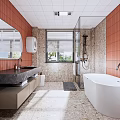 Modern toilet 3d model
