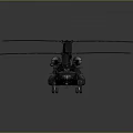 Military Combat Helicopter With Twin Rotor Design And Advanced Weapon Systems