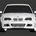 Sporty Silver Car With Black Roof White Rims And Shiny Body Design