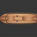 Classic Wooden Ship With Multiple Decks Green Chimneys Detailed Windows And Railings