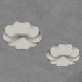 Log wind ceiling lamp cream wind ceiling lamp bedroom ceiling lamp modern ceiling lamp 3d model