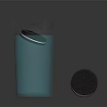 Transparent Glass Cup with Splashing Water Next to an Oreo Cookie