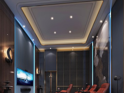 modern video room model