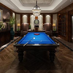 Jane's Billiards Room 3d model