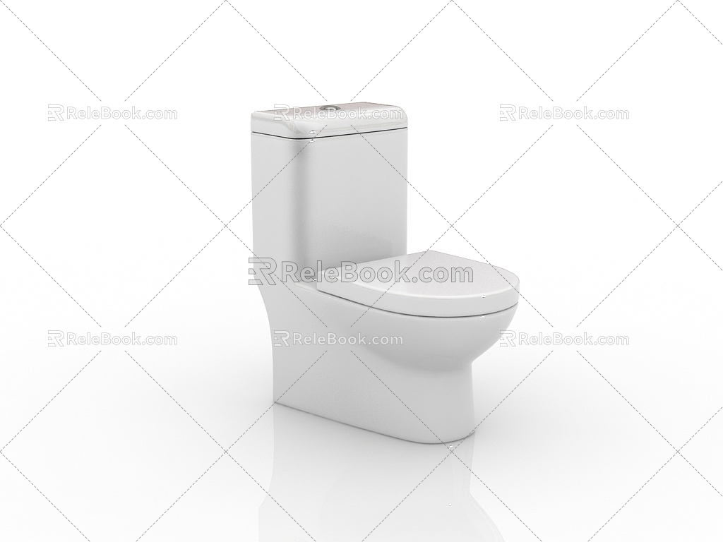 Modern Bathroom Supplies Toilet Smart Toilet Toilet 3d model