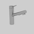 Modern Stainless Steel Kitchen Faucet With Swivel Spout And Single Handle