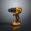 DEWALT Cordless Drill Power Tool Featuring Yellow Black Design And Rechargeable Battery