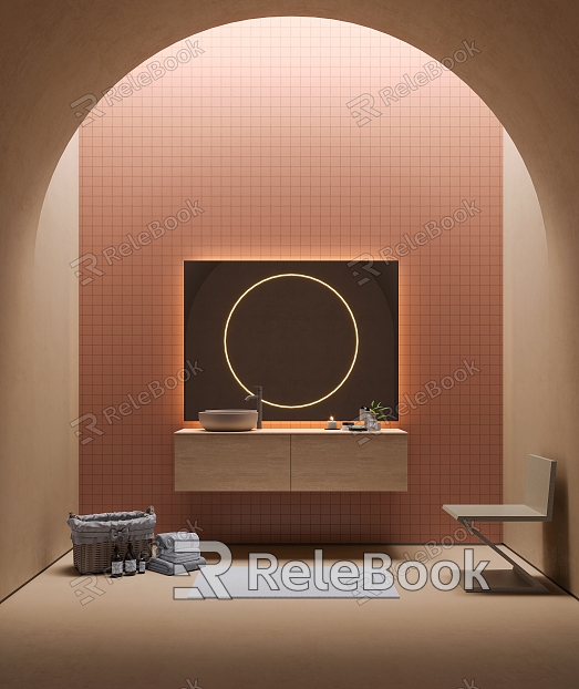 Arc bathroom space model