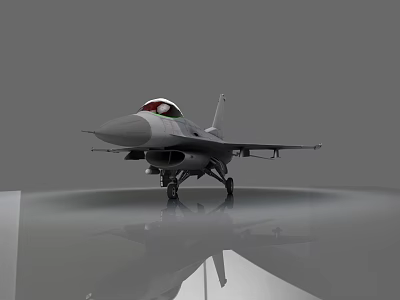 Military F-16 Fighter Vehicle Aircraft 3d model Military F-16 Fighter Vehicle Aircraft 3d model