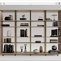 Modern Bookshelf 3d model