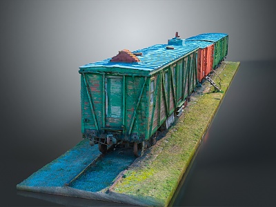 modern train vintage train steam train skins 3d model