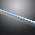 Long Smooth Metal Bar Component For Industrial Equipment With Reflective Finish