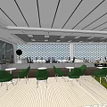 Modern Public Office Interior With Open Layout Desks Chairs And Lounge Area