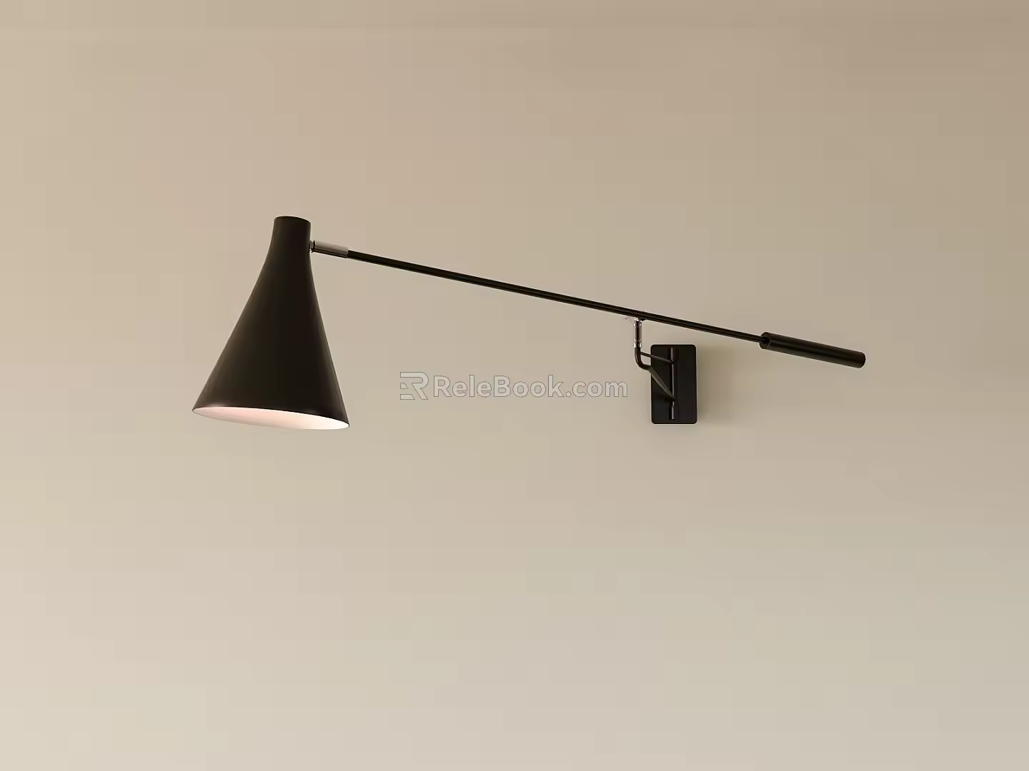 Modern minimalist wall lamp reading lamp 3d model