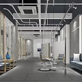Modern Hair Salon Interior Design With Mirrors Styling Chairs And Decorative Lighting