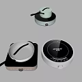 Modern Kitchen Appliances Featuring Induction Cooktops And Stylish Pots With Sleek Designs