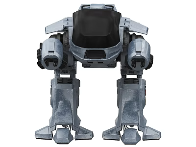 Industrial Mechanical Exoskeleton With Heavy Duty Metal Structure And Jointed Legs For Industrial Applications 3d model