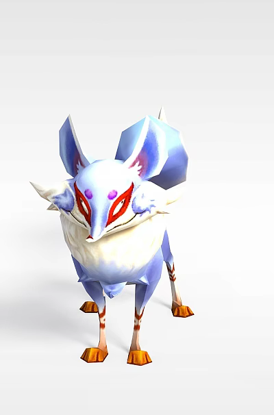 Genesis West Anime Game Role Fox 3d model