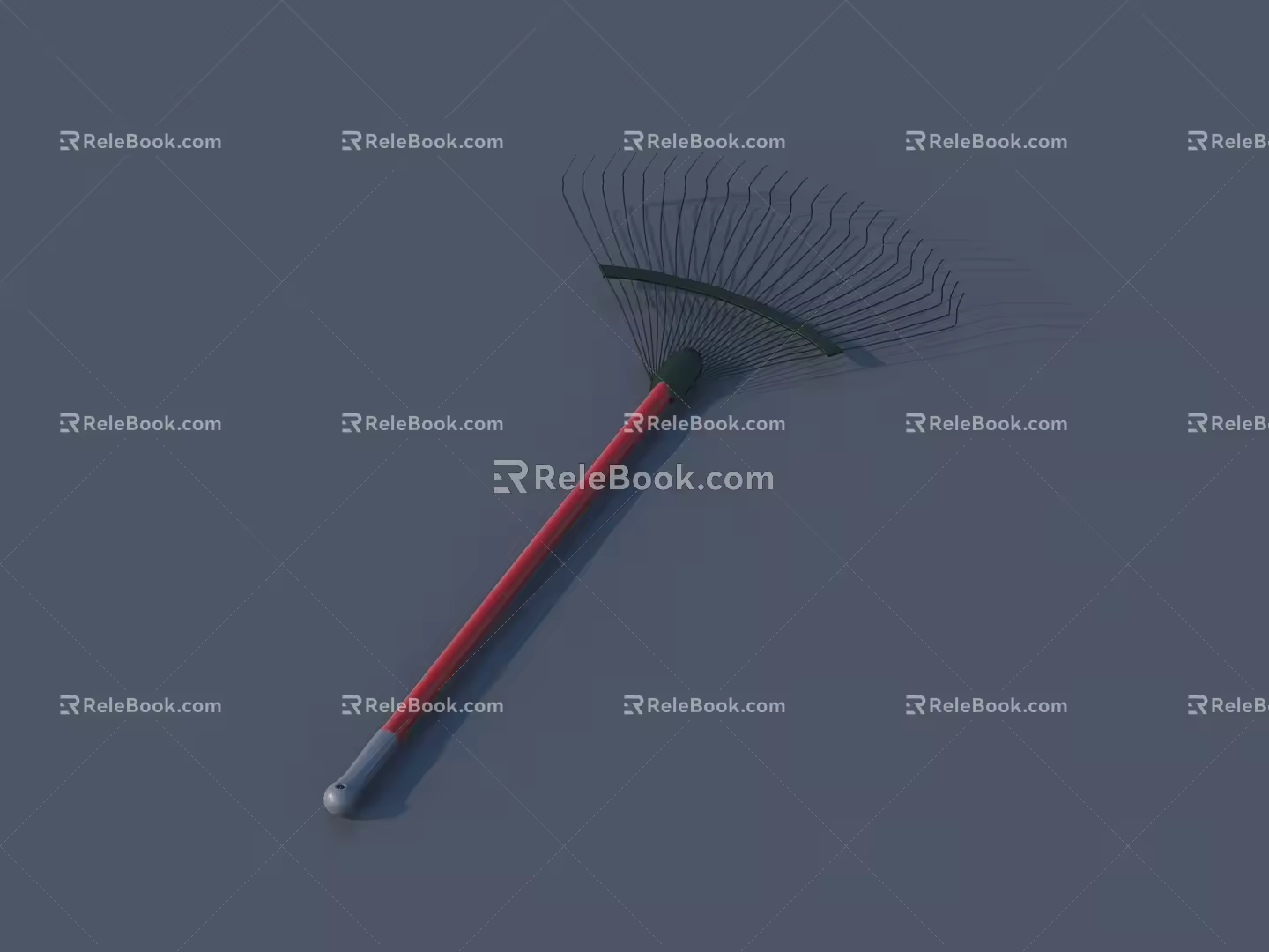 Modern rake 3d model