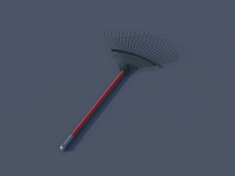 Modern rake 3d model