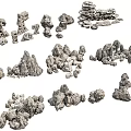 Beautiful Rockery Stones in Various Sizes and Shapes for Garden Decoration