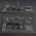 Tea Set 3d model