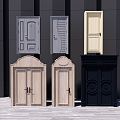 Jane ou double door 3d model