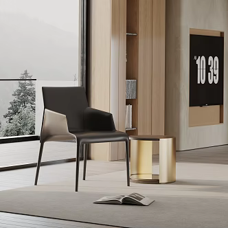 modern leisure chair 3d model