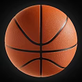 Basketball Sports Equipment with Orange Surface and Black Lines Textured Grip for Training Game Use