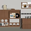 Modern Middle Ancient Sideboard Tea Cabinet Shoe Cabinet Sideboard 3d model