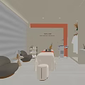 Elegant Modern Beauty Salon Interior With Treatment Bed Cozy Chairs And White Towels