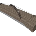 Wooden Chinese Guzheng Zither String Musical Instrument with Bridges and Strings