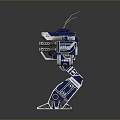 Robot Assistant Small Robot Butler Robot Butler Figure Game Figure 3d model