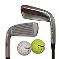 Golf Sports Equipment Set Featuring Putting Mat Clubs And Training Balls