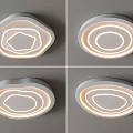 Modern Ceiling Lights With Unique Shapes And Warm LED Glow For Home Decor
