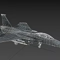 Gray Military Fighter Jet With Twin Tails Landing Gear And SW 254 Markings