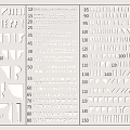 Gypsum Cornice Decorative Mouldings With Various Designs Different Styles And Sizes