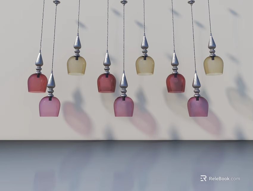 Modern Swing Door With Glass Panel For Stylish Home Interior Design 3d model