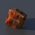 Unique Stone Wood Geometric Object Featuring Natural Texture And Brown Surface 3d model
