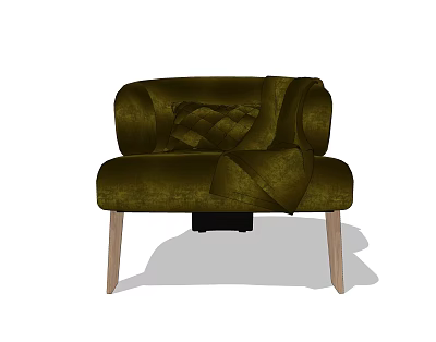 modern leisure chair 3d model