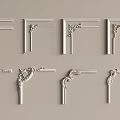 Carved Decorative Corner Moldings With Various Ornamental Patterns For Home Decor