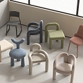 Children's Chair Children's Leisure Chair 3d model