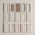 Various Cabinet Door Designs With Different Panel Shapes And Textures