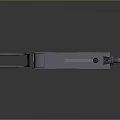 Vintage Submachine Gun With Metallic Body Classic Design Detachable Magazine Trigger Guard Folding Stock