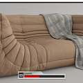 Modern Multiplayer Sofa Ligne roset Two-Seat Sofa 3d model