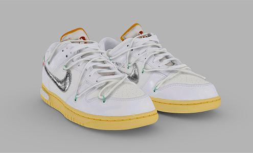 Modern sneaker Nike sneaker 3d model