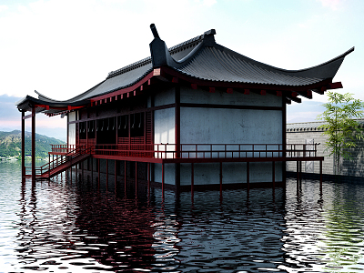 Chinese ancient building 3d model