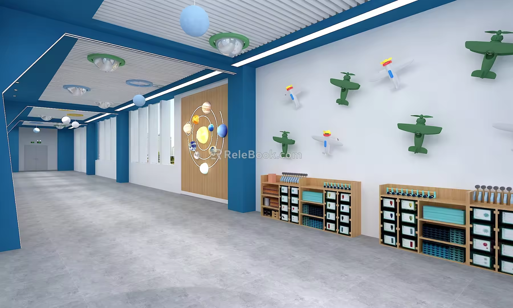 Technology Corridor Technology 3d model