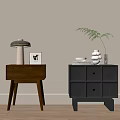 Bedside table 3d model