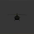Green Military Helicopter Model Featuring Rotor Blades Transparent Windows And Star Insignia